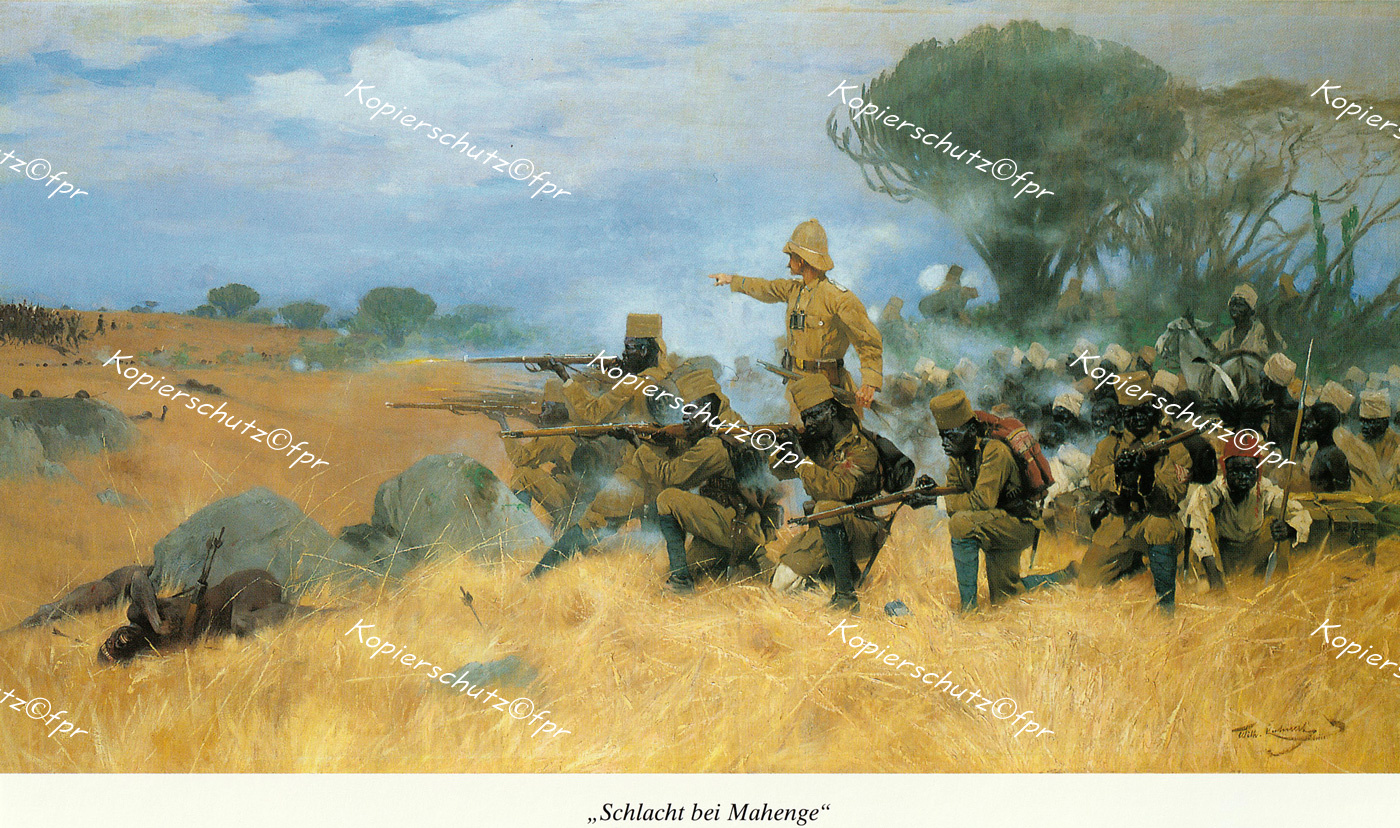 Wilhelm Kuhnert Afrika Deutsch-Ostafrika Schlacht Mahenge Maji-Aufstand Askari Schutztruppe Kolonien Schutzgebiete