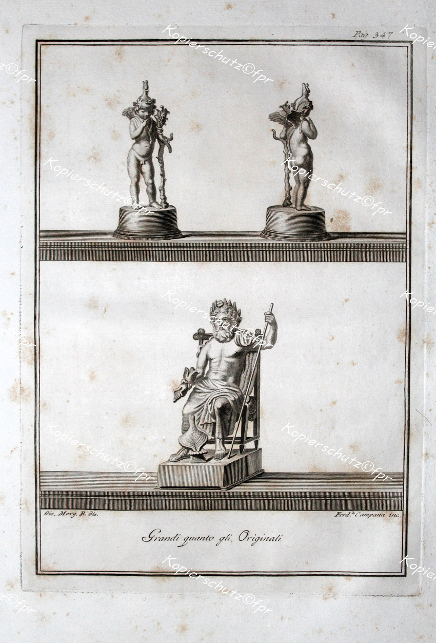 Herculaneum Neapel Harpokrates Horus-Kindgott Schweigen Alexandria Ägypten Jupiter Adler