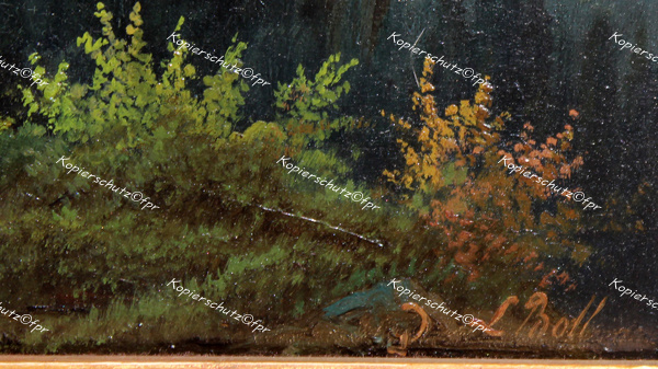 August Ludwig Eduard Boll Oybin Lausitz Signatur