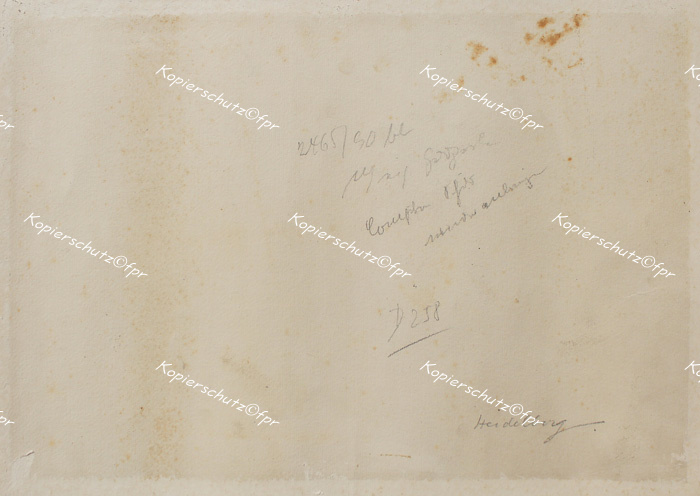 watercolor Edward Harrison Compton Heidelberg Heidelberger Schloß Neckar Pfalz Kurfürst