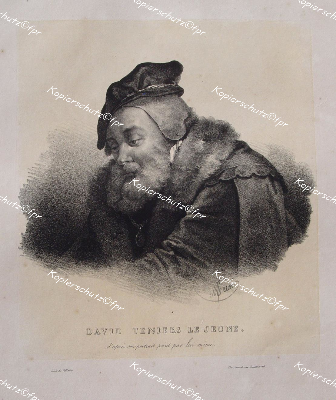 David Teniers Selbstporträt Antwerpen Brüssel Flandern Brueghel Lukas-Gilde Bart