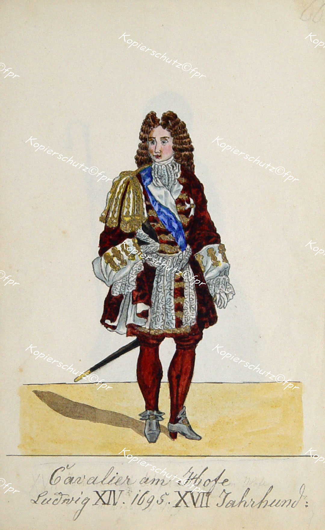 Robert Cavelier de La Salle Ludwig XIV Forscher Kolonie Kanada Expedition Kostüm